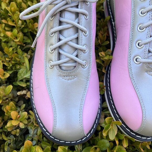 NWOT Circle Elite Bowling Shoes - Pink & Silver - Womens - Size 7.5 - Picture 7 of 11
